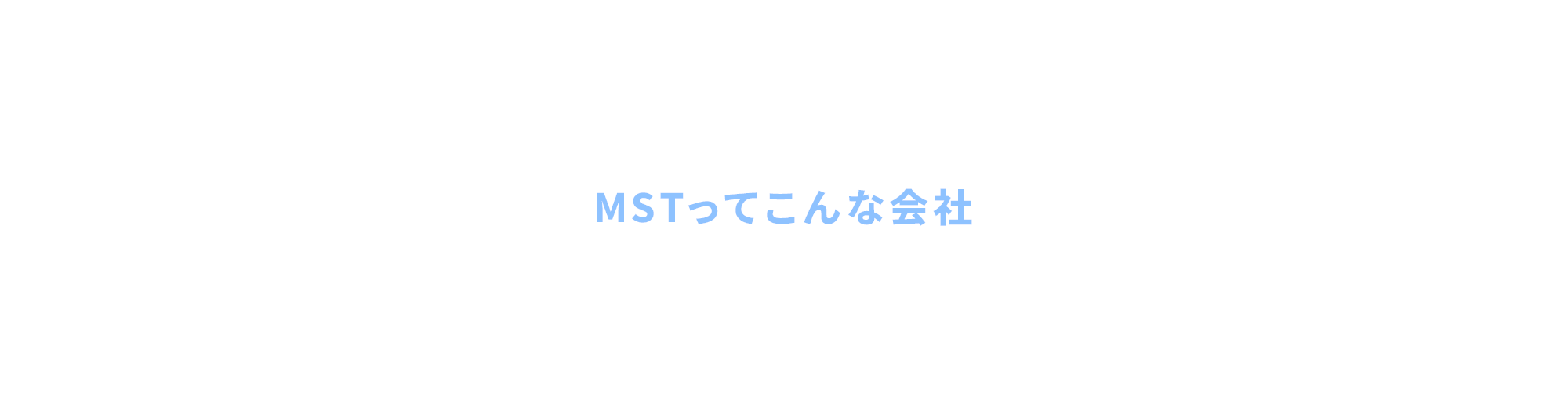 MSTってこんな会社